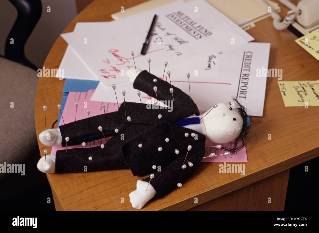 office voodoo doll