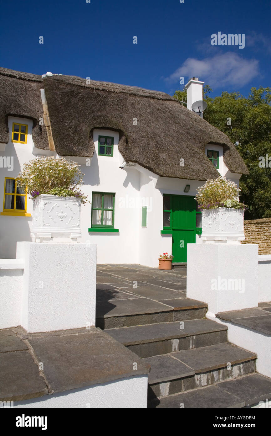 Thatched Cottage Dunmore East County Waterford Ireland Stock Photo Alamy