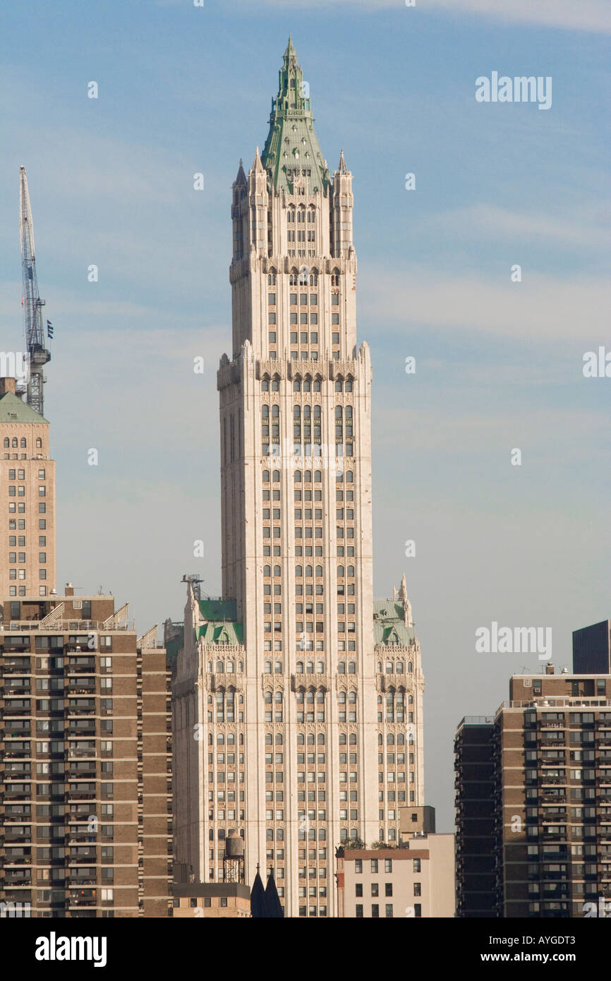 Woolworth Building, New York City, NYC Stock Photo