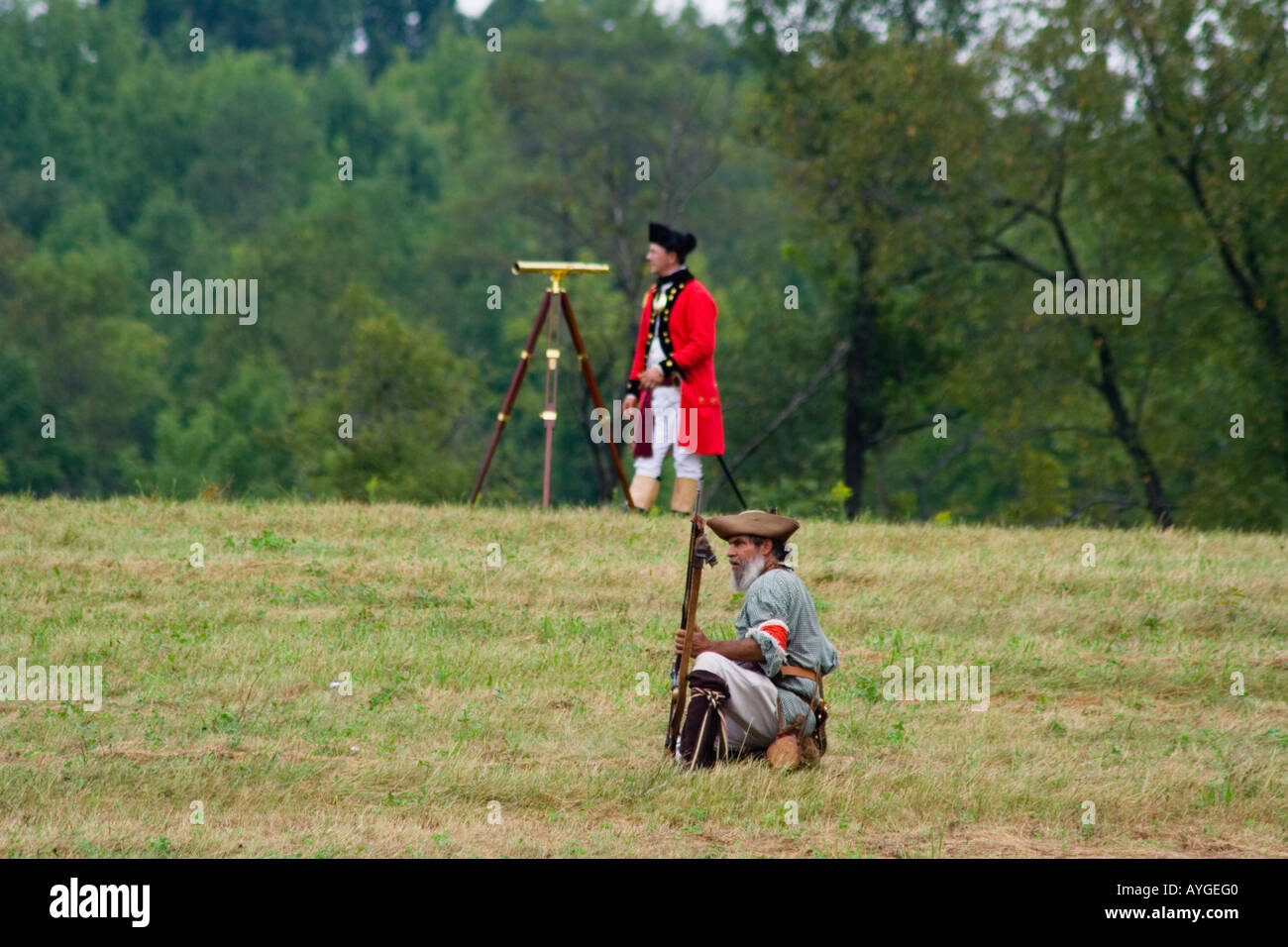 British Officer Observing the Battle of Bennington Triumph for the