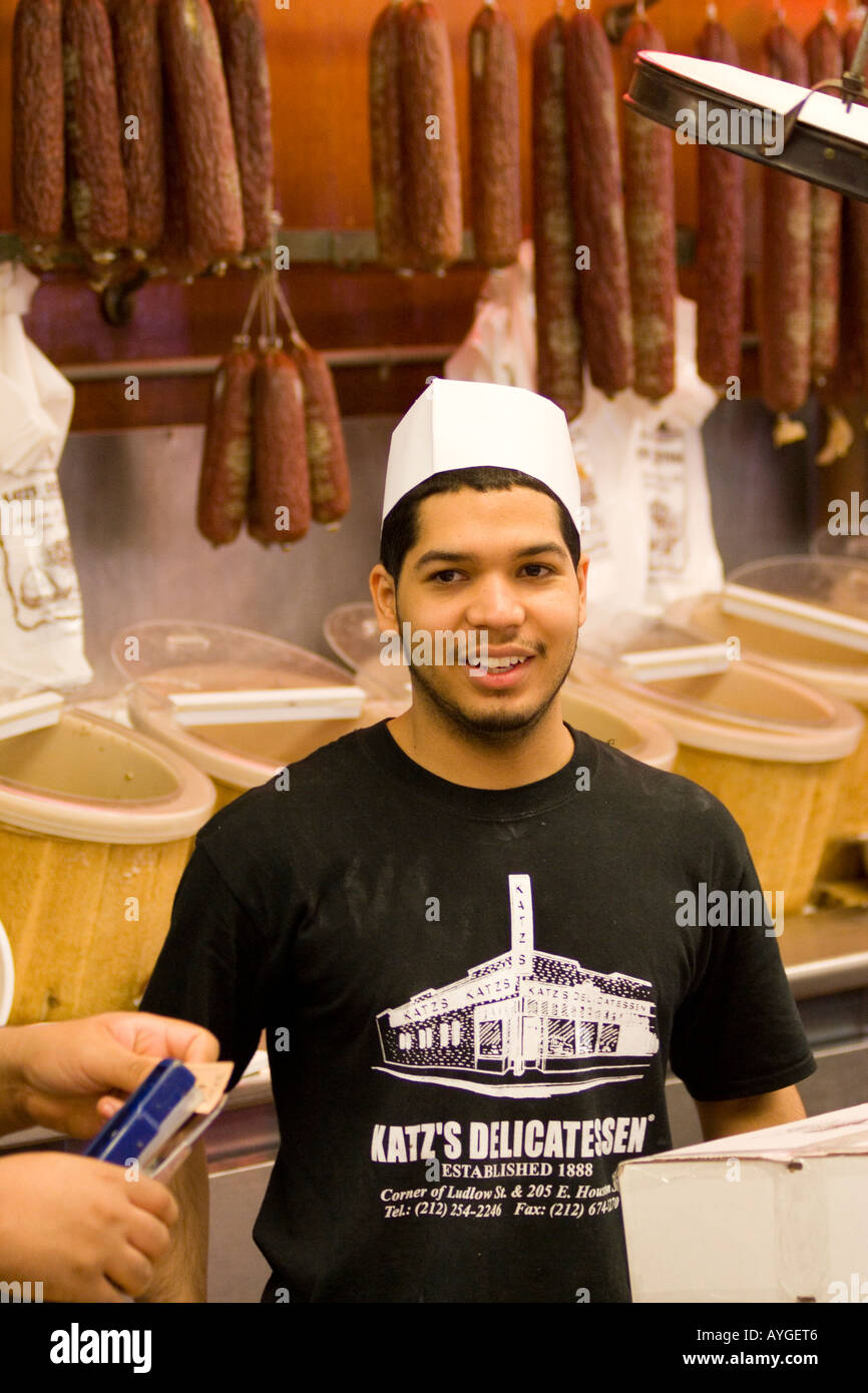 Famous Katz delicatessen New York City NY USA Stock Photo Alamy