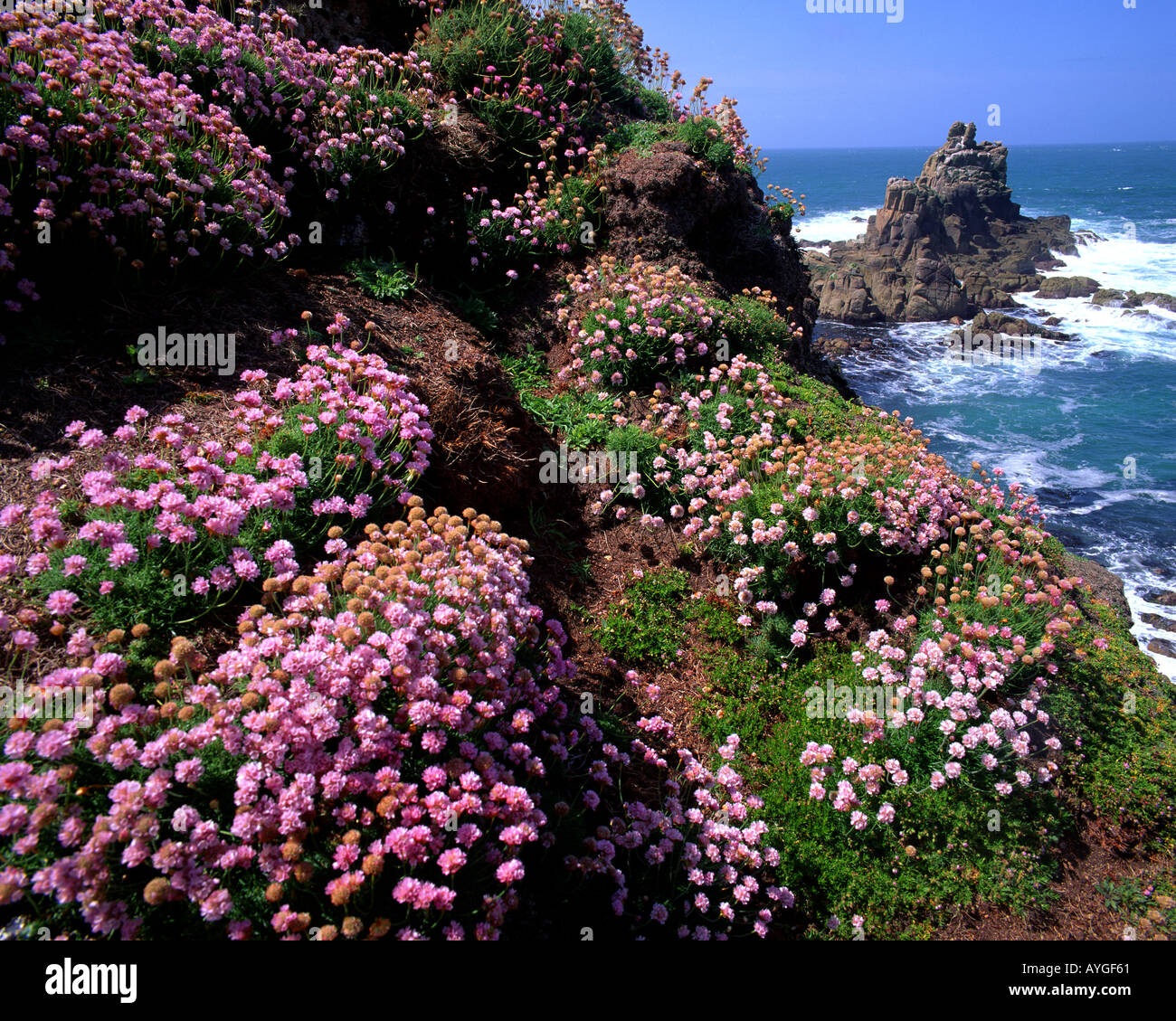 GB - CORNWALL: Lands End Stock Photo