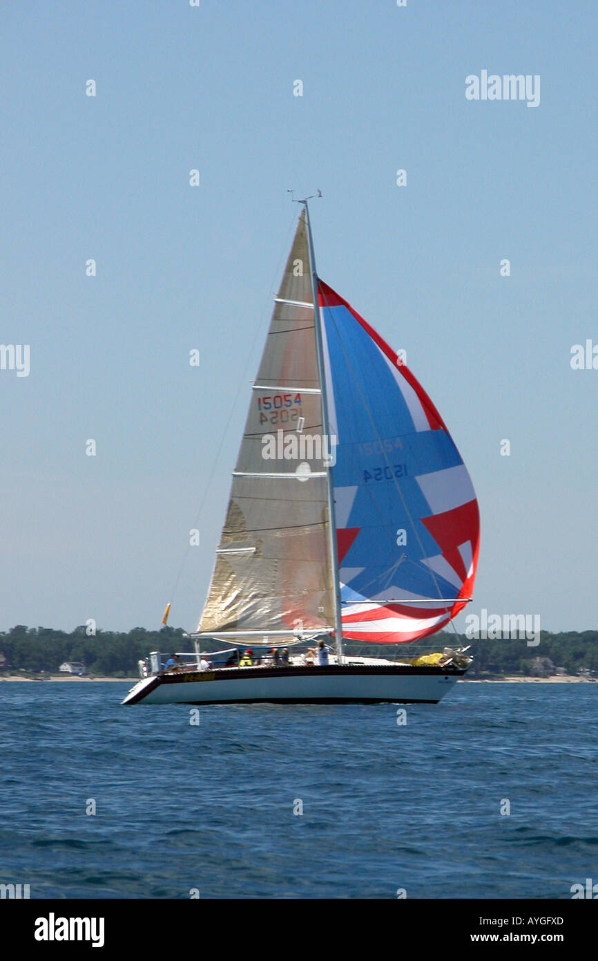 Port Huron to Mackinaw Island Michigan MI annual sailboat race on Lake