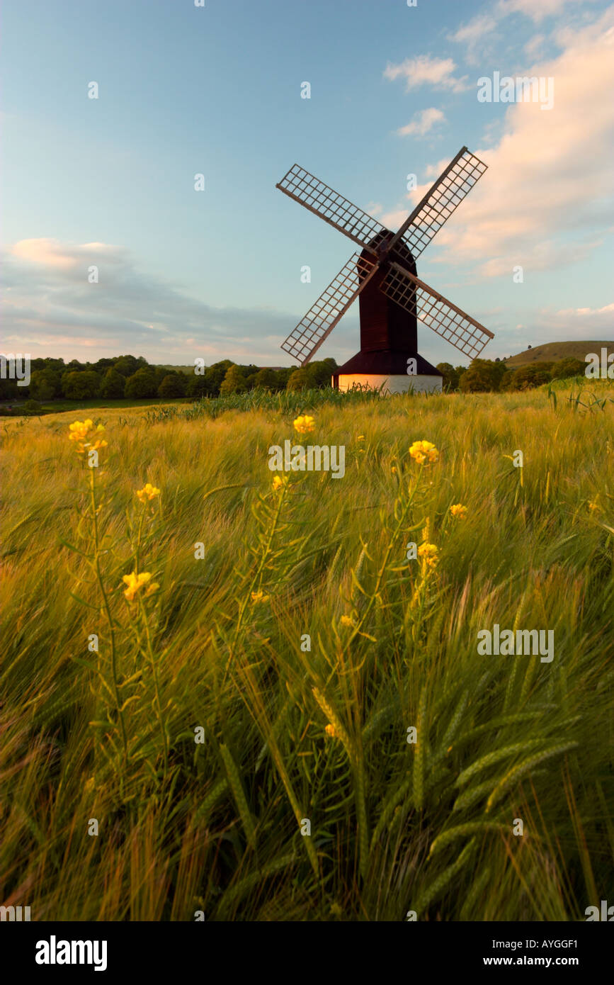 Pitstone Windmill Stock Photo