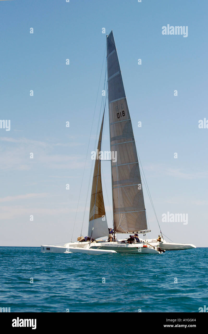 Port Huron to Mackinaw Island Michigan MI annual sailboat race on Lake