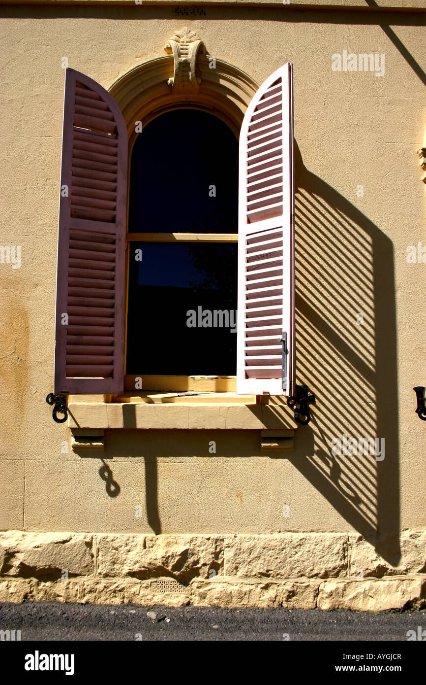 shutter shutters window italy Stock Photo Alamy