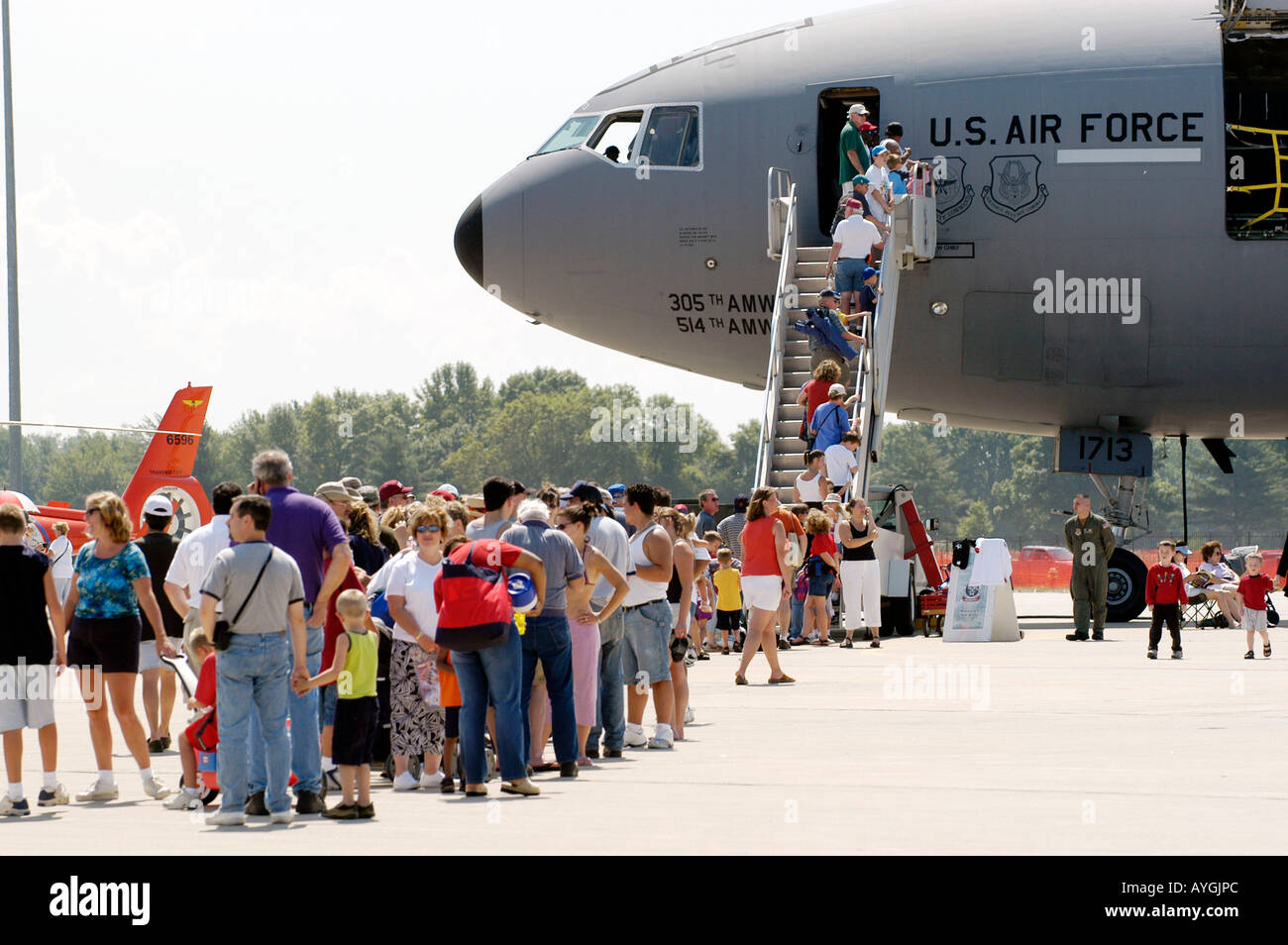 Air Show at Selfridge Air Force Base Mt Mount Clemens Michigan MI Stock