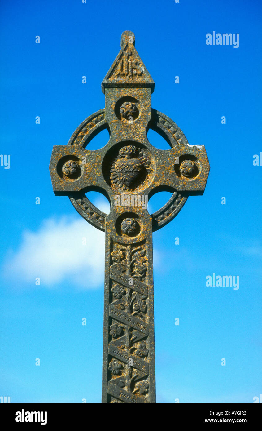 Celtic Cross Milltown Cemetery West Belfast Northern Ireland Stock ...