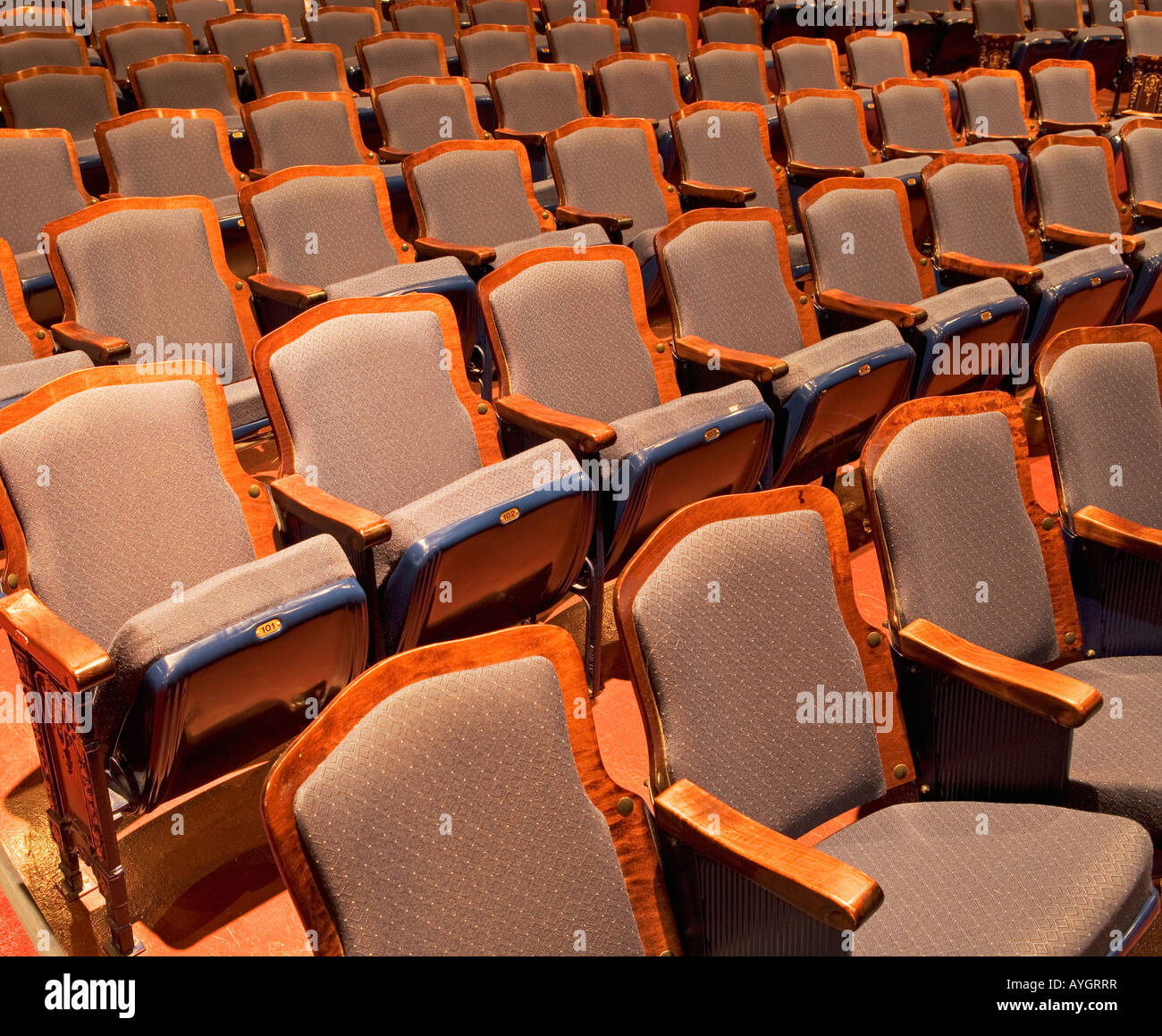 theater seating Stock Photo