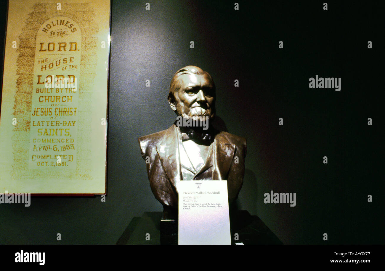 Salt Lake City Utah Usa Museum Of Church History Banner From