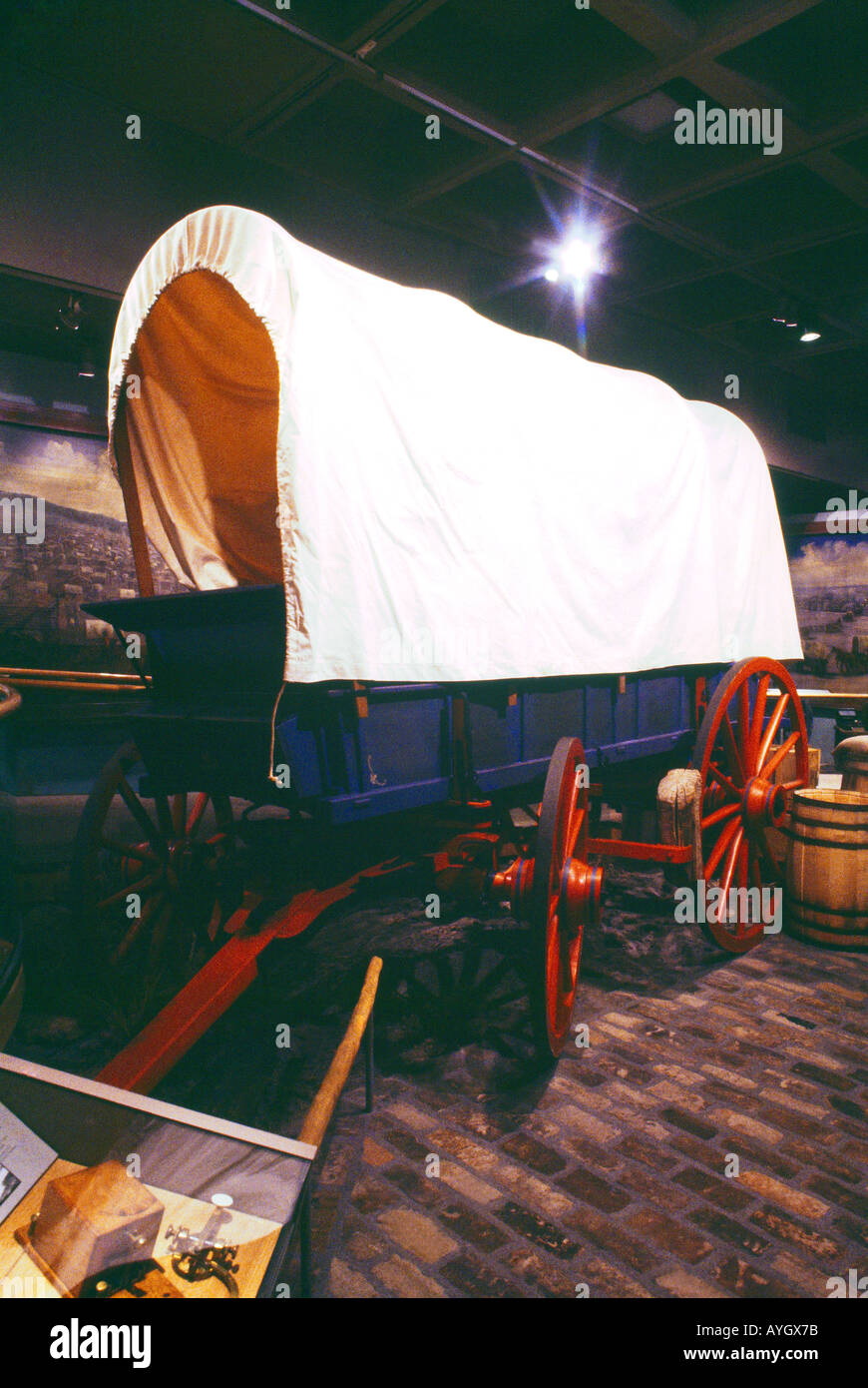 Salt Lake City Utah USA Museum of Church History Wagons Used on