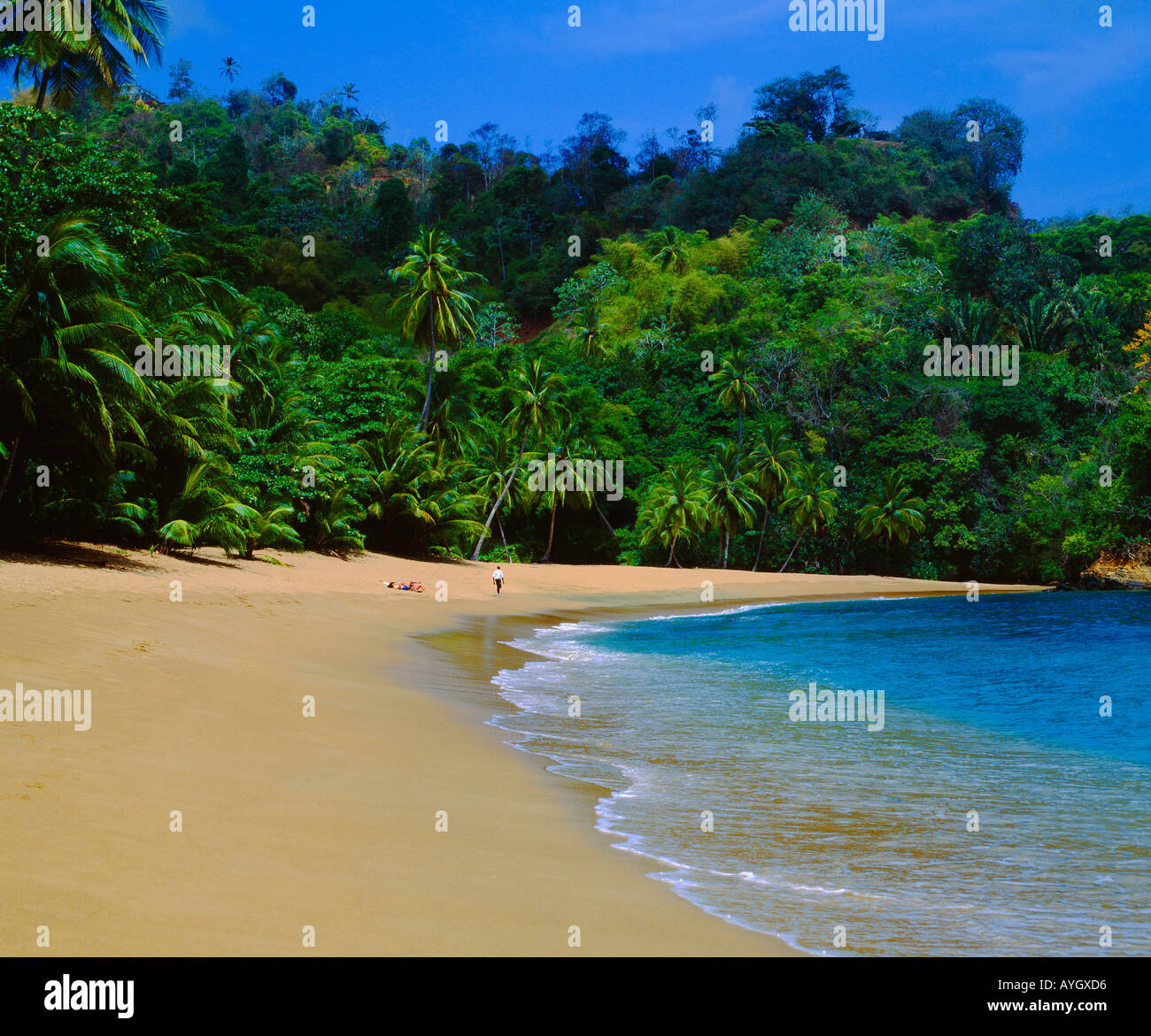 Tobago Englishman's Bay Stock Photo Alamy