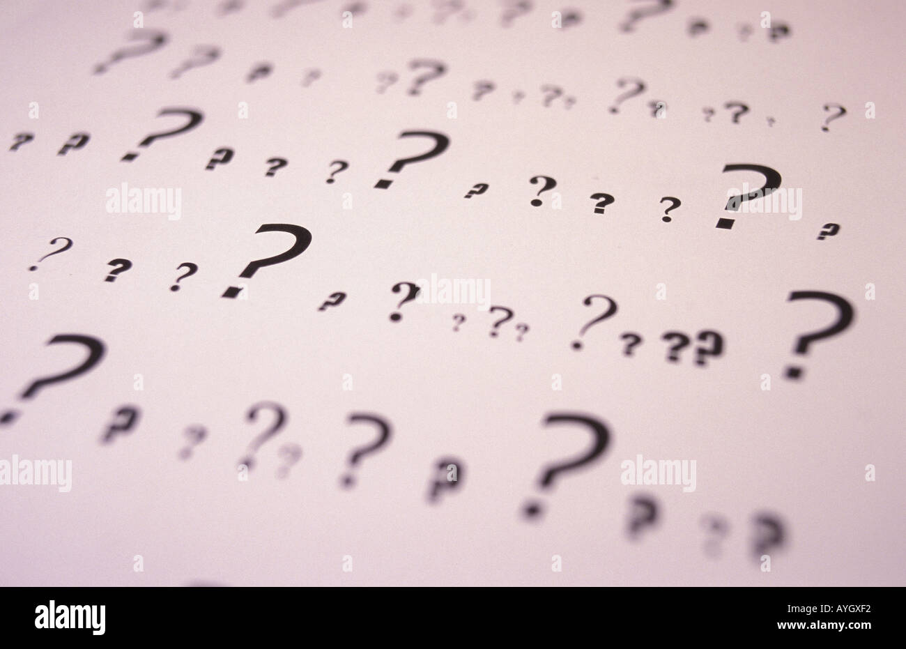 Fragezeichen Stock Photo - Alamy