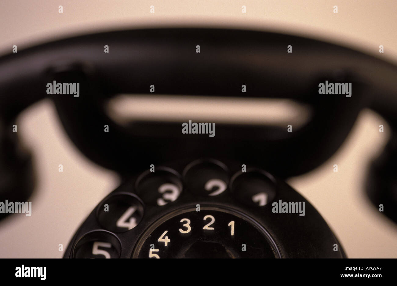Nostalgischer Telefonapparat Stock Photo