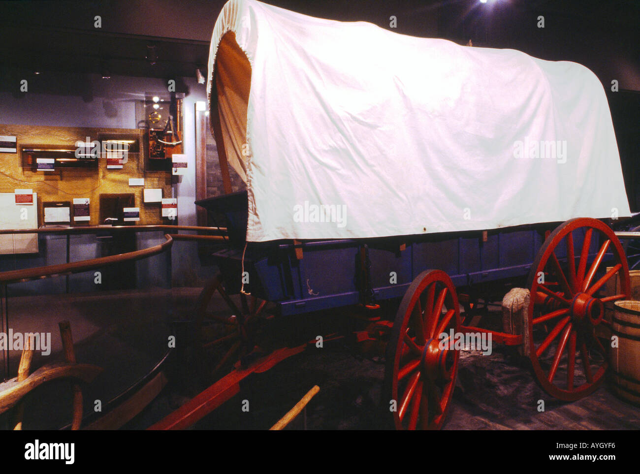 Salt Lake City Utah USA Museum of Church History Wagons Used on