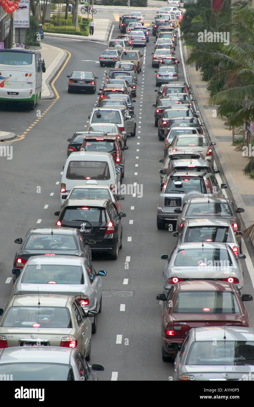 Traffic Congestion In Kuala Lumpur Malaysia Stock Photo Alamy