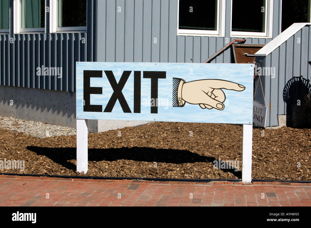 Exit Sign Stock Photo