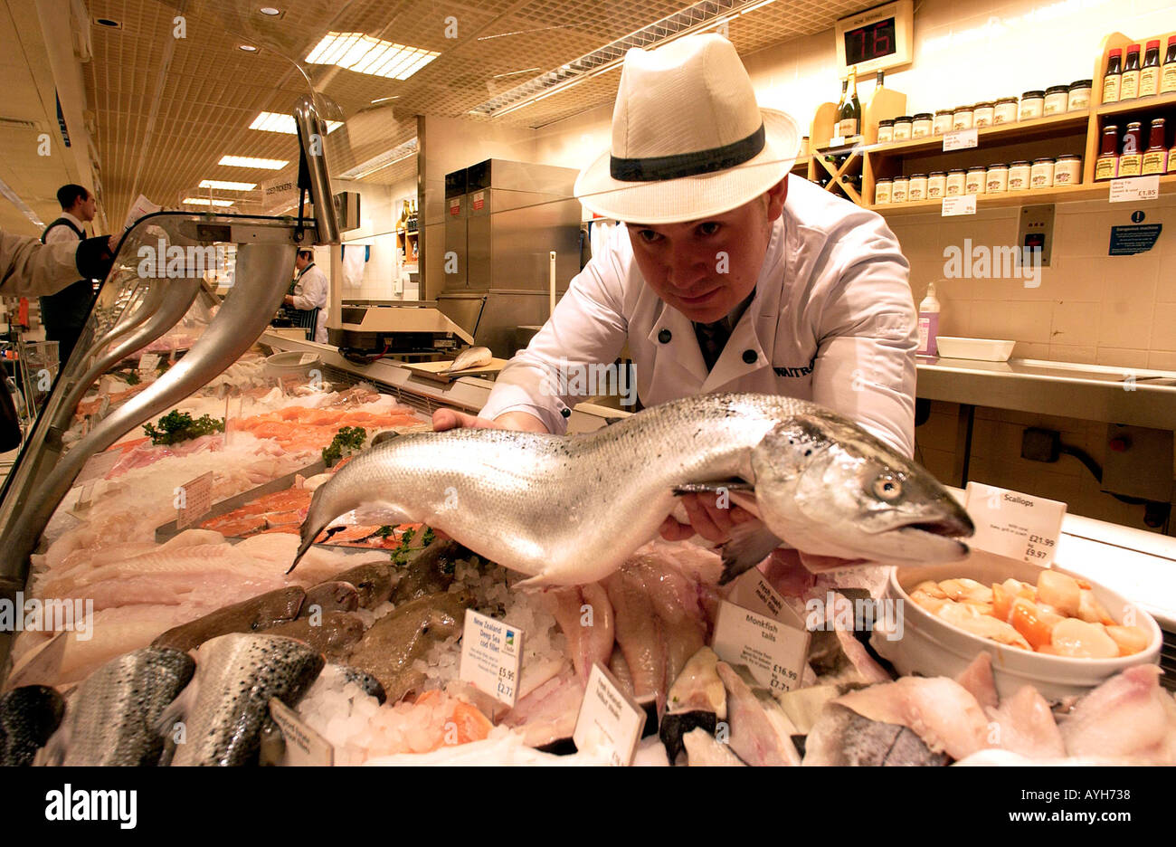 Fishmonger counter hires stock photography and images Alamy