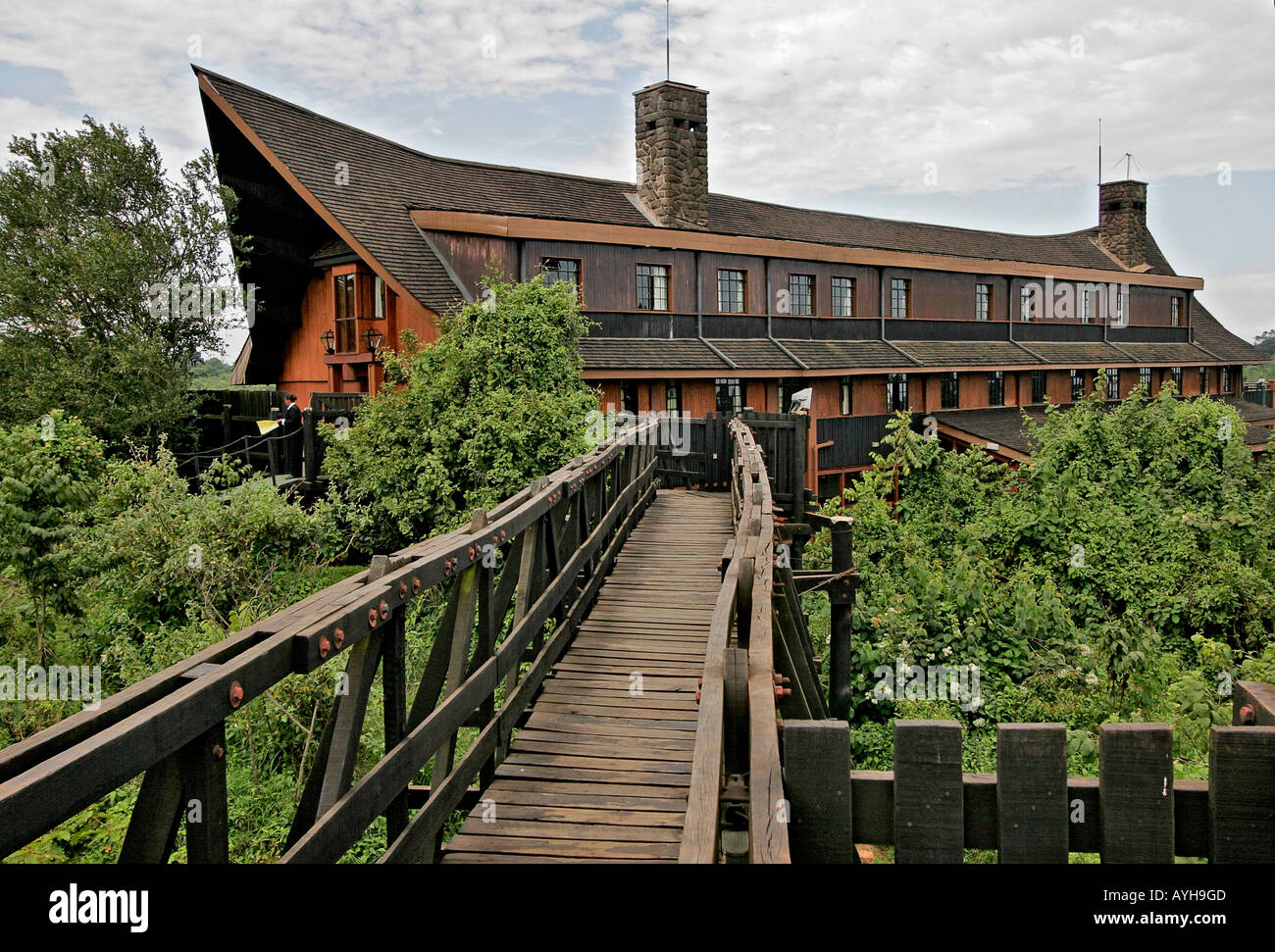 The Ark wildlife lodge Aberdares National Park Kenya Africa Stock Photo