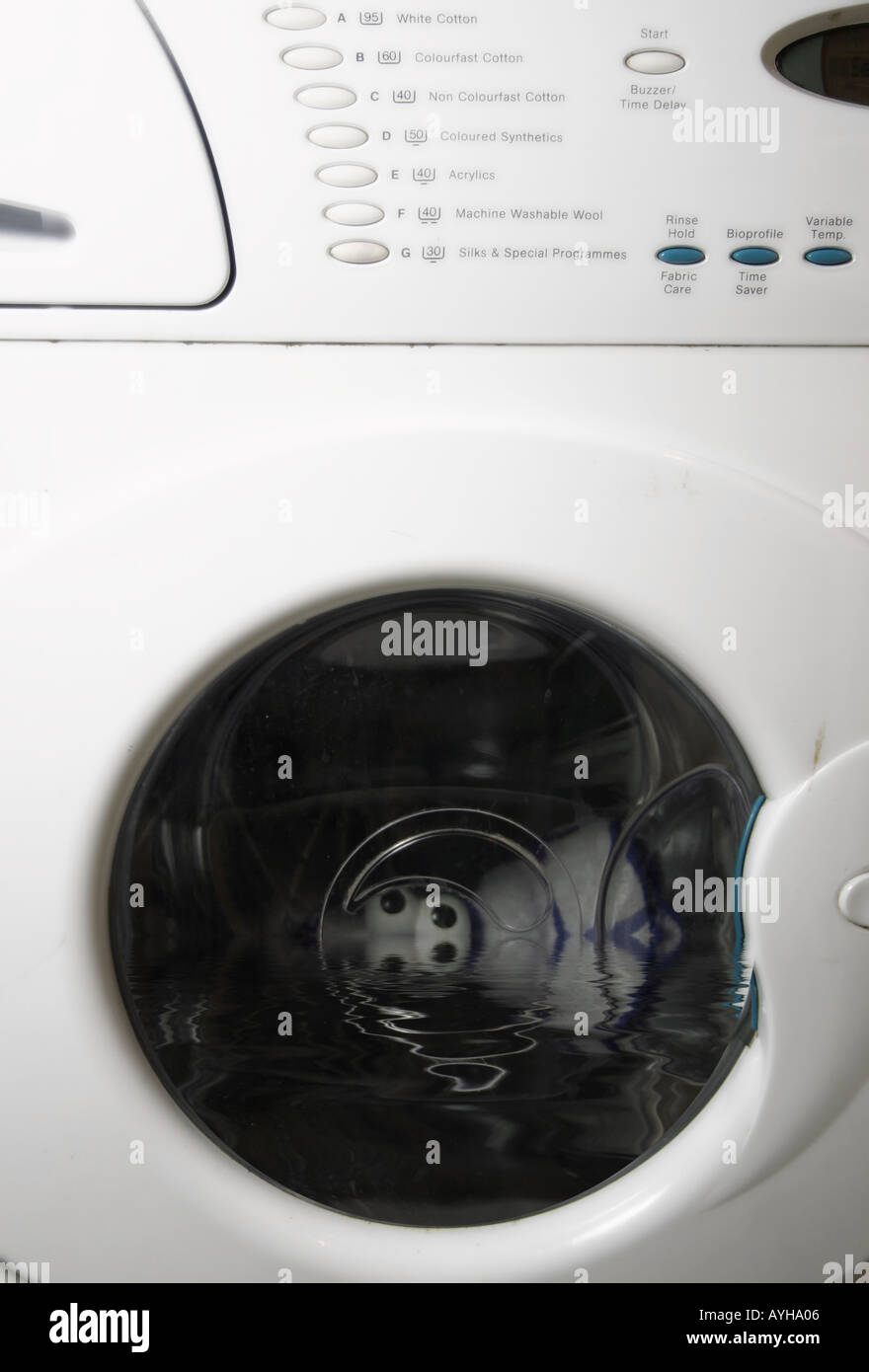 Eyes trapped in a washing machine Stock Photo Alamy