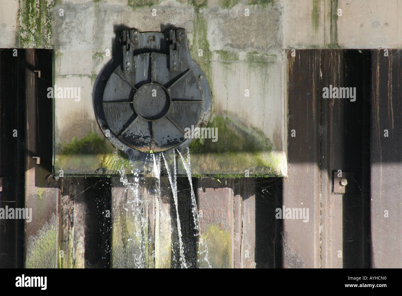 Drain Outlet Stock Photo Alamy