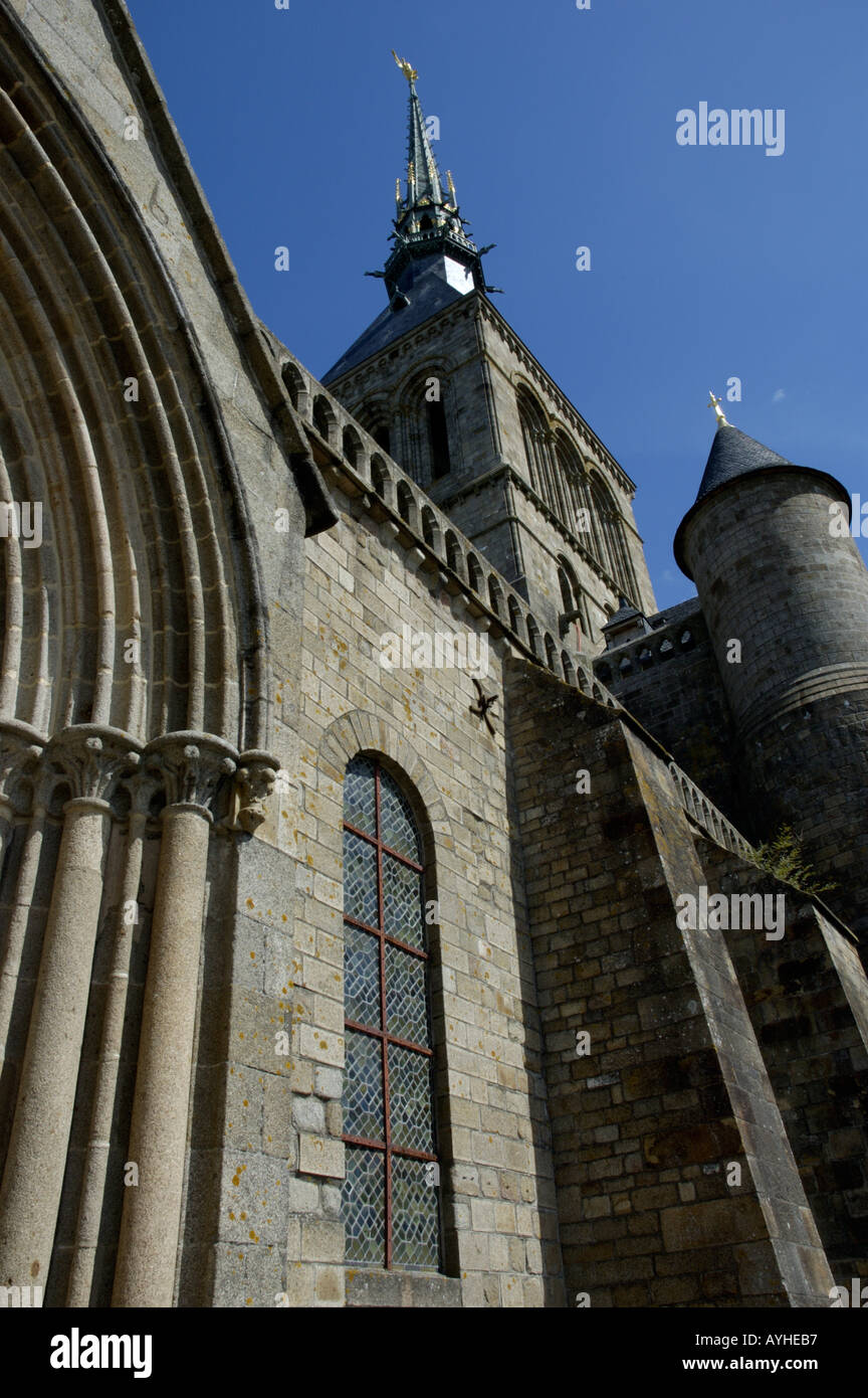 Mont St Michel Abbey Stock Photo - Alamy