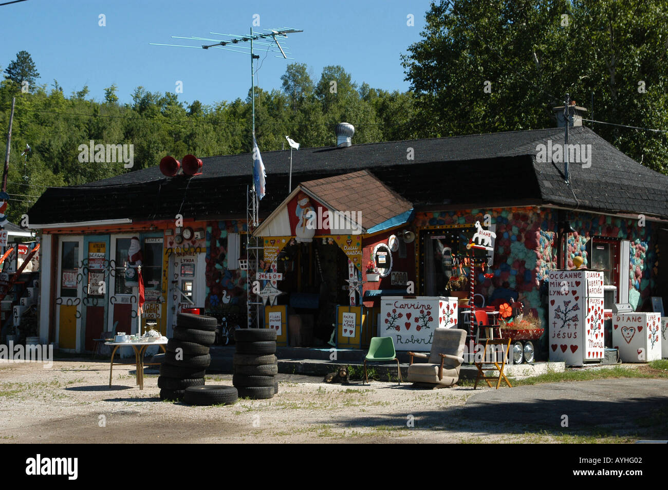 Shop Mauricie Quebec Canada Stock Photo