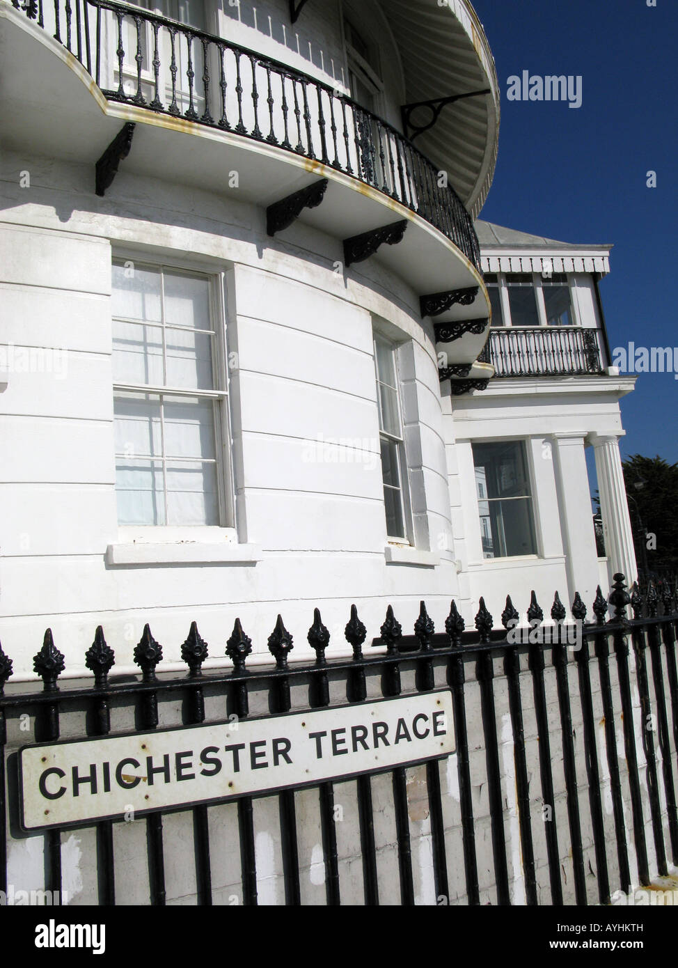 Chichester Terrace Brighton Stock Photo Alamy