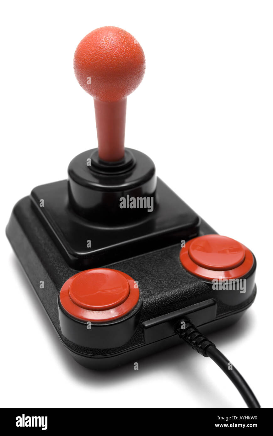 Classic Joystick (Front Side View) Stock Photo