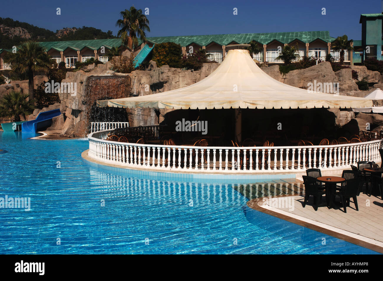 Antalya Kemer world of wonders resort the swimmingpool Stock Photo - Alamy