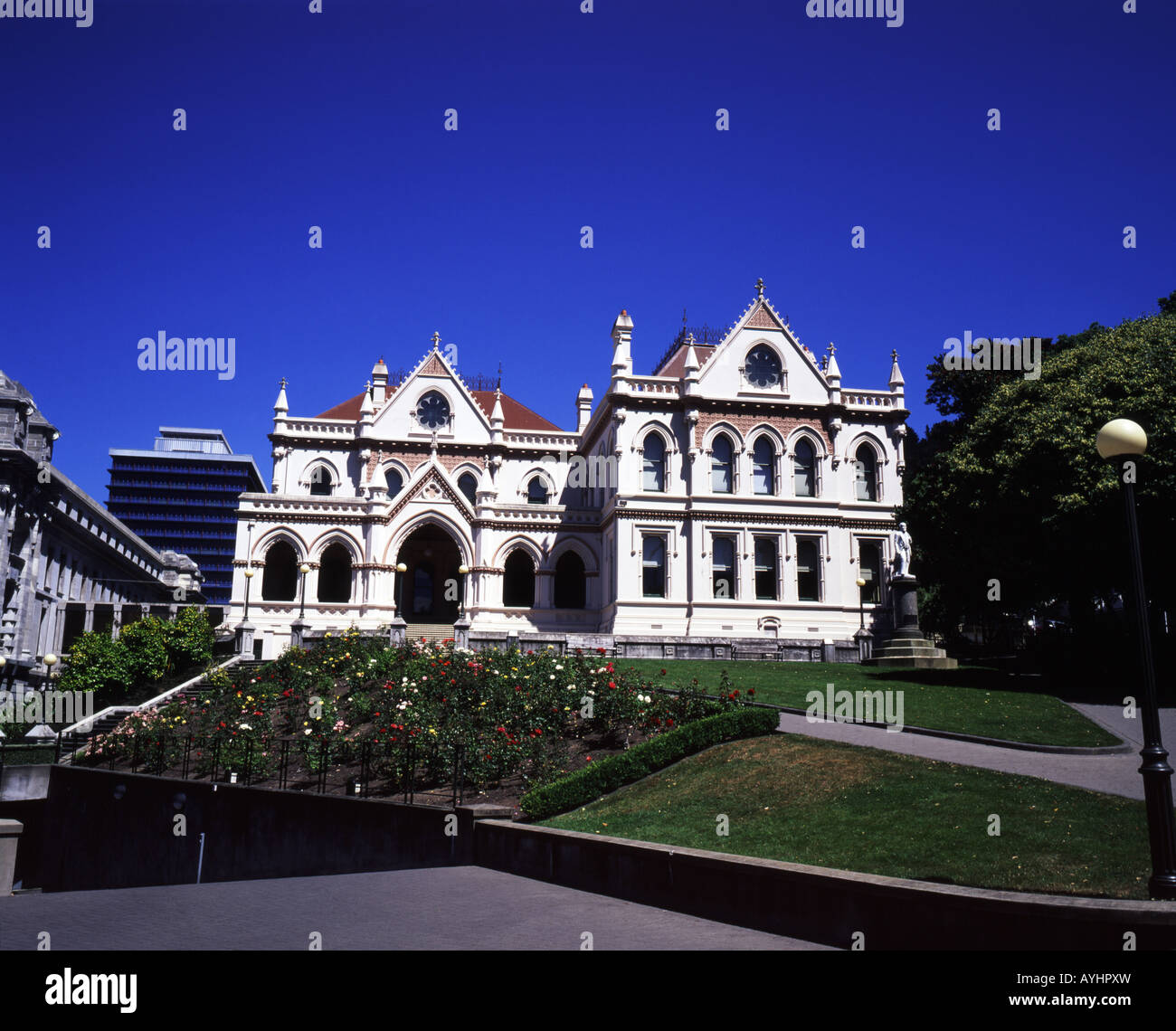 Wellington parliament library, New Zealand Stock Photo