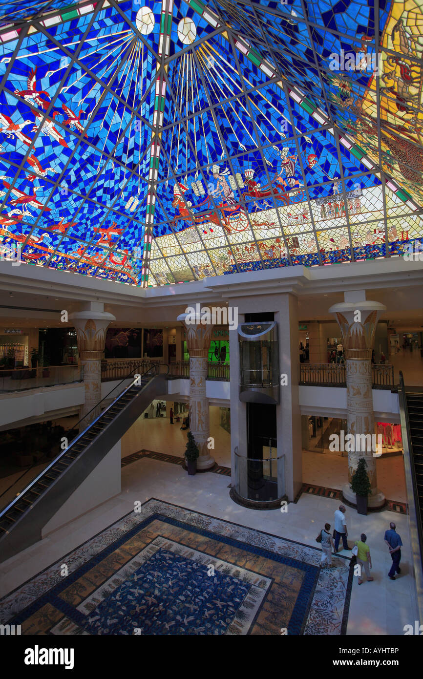 United Arab Emirates Dubai Wafi City Mall interior Stock Photo Alamy