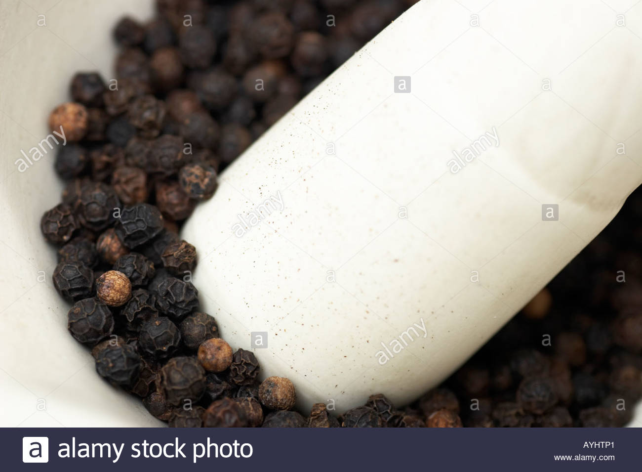 Crushed Black Peppercorns High Resolution Stock Photography and Images