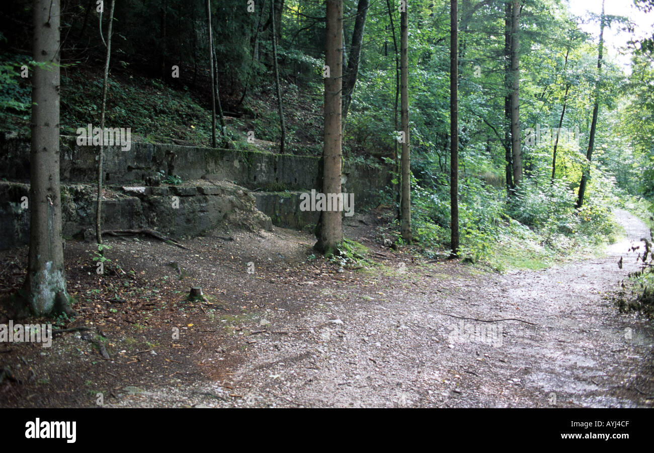 Ruins of Hitler s Berghof Obsersalzberg Bavaria Stock Photo