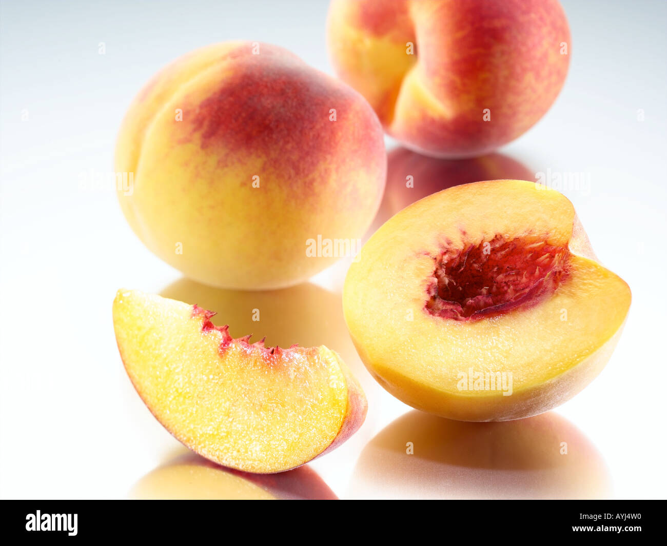 peaches Stock Photo