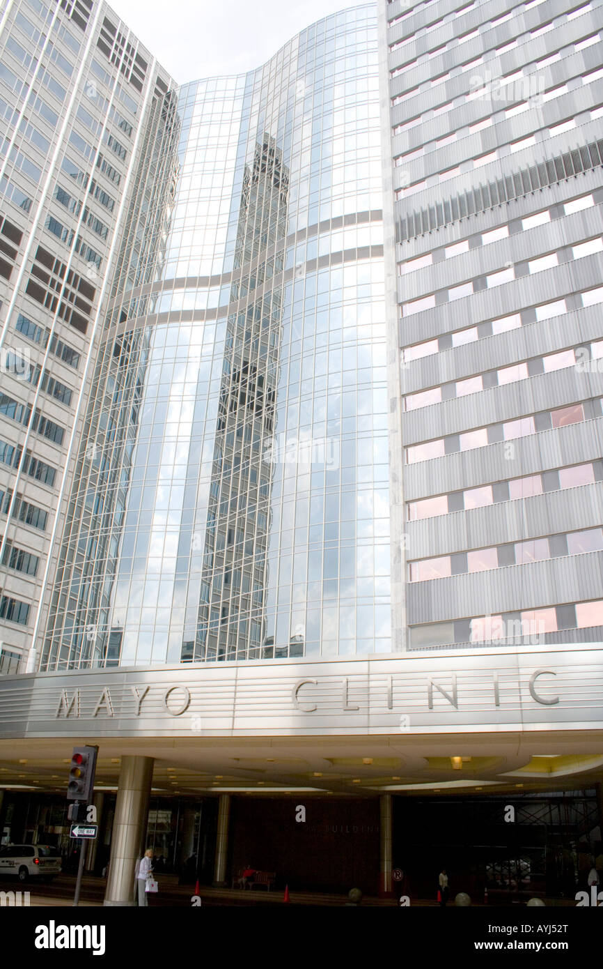 Rochester Minnesota USA The world famous Mayo Clinic Hospital Stock