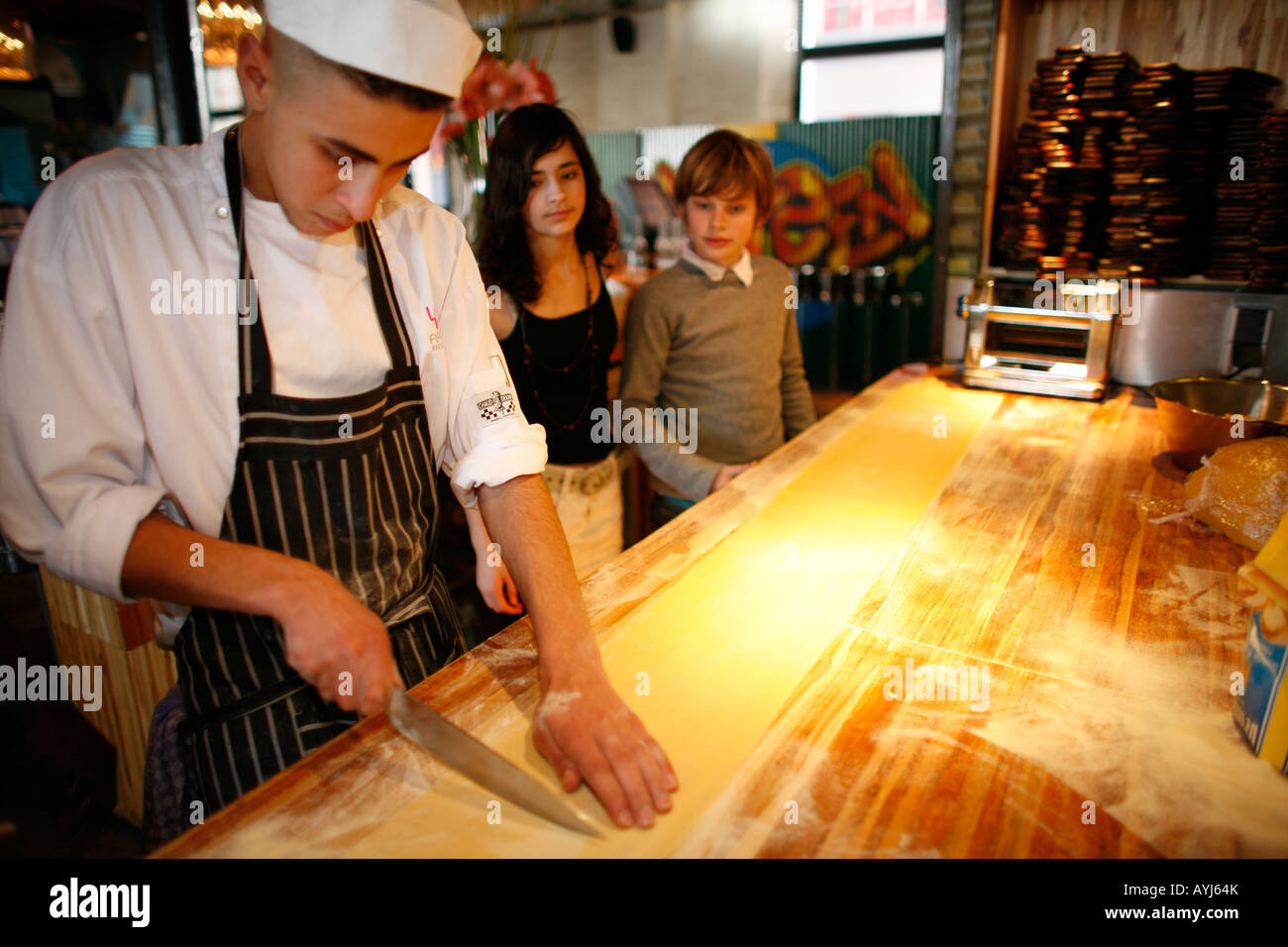Fifteen is a restaurant in Amsterdam established by jamie oliver There are training opportunities for unemploted people up to 1 Stock Photo