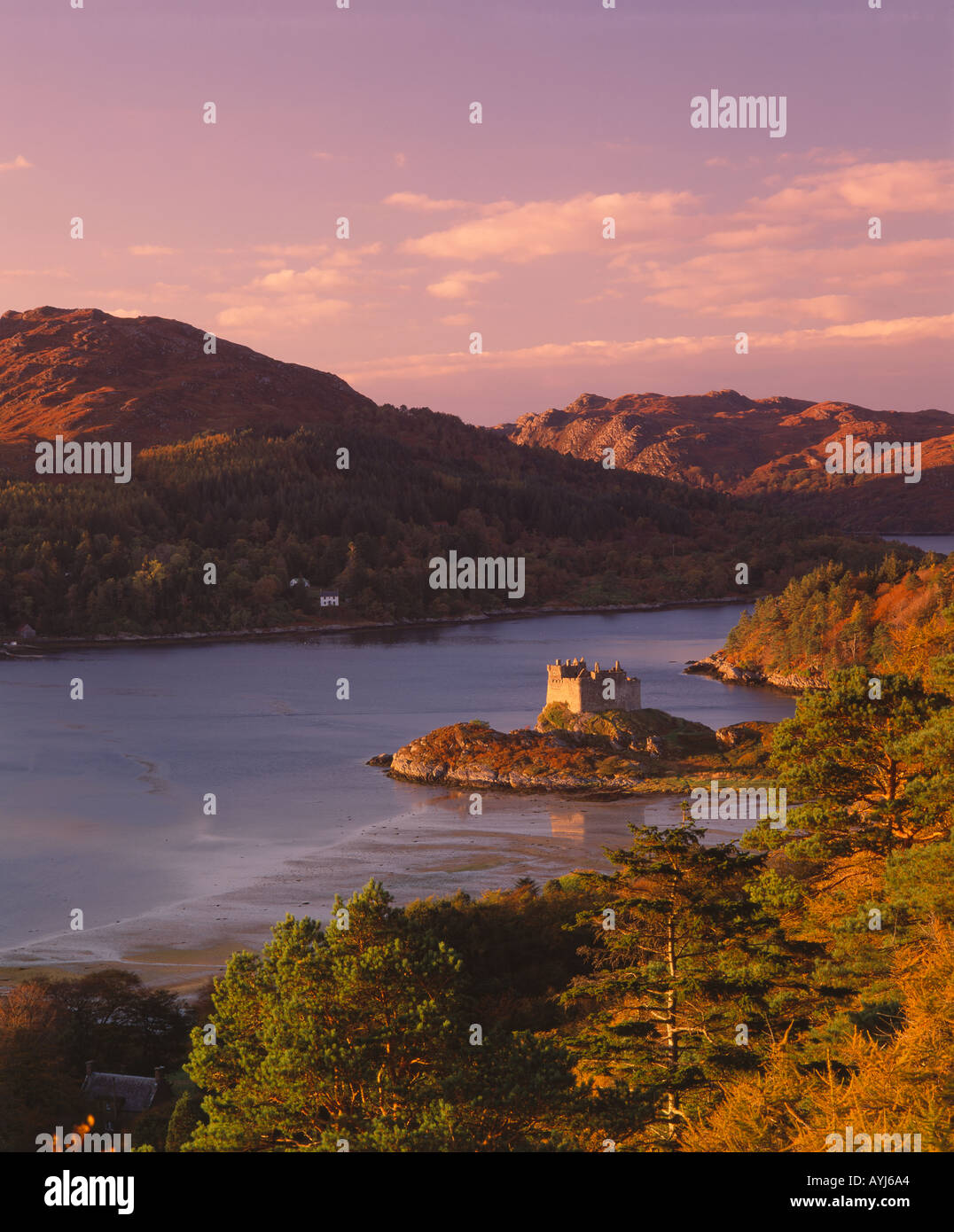 Castle Tioram, Moidart, Lochaber, Highland, Scotland, UK Stock Photo