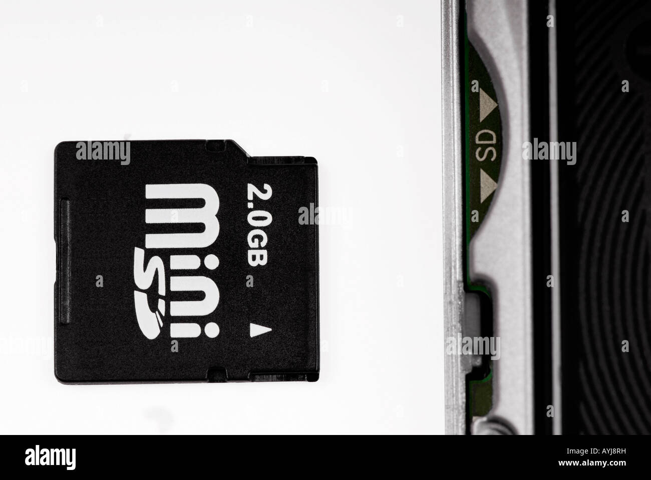 minisd memory card for mobile phone Stock Photo - Alamy