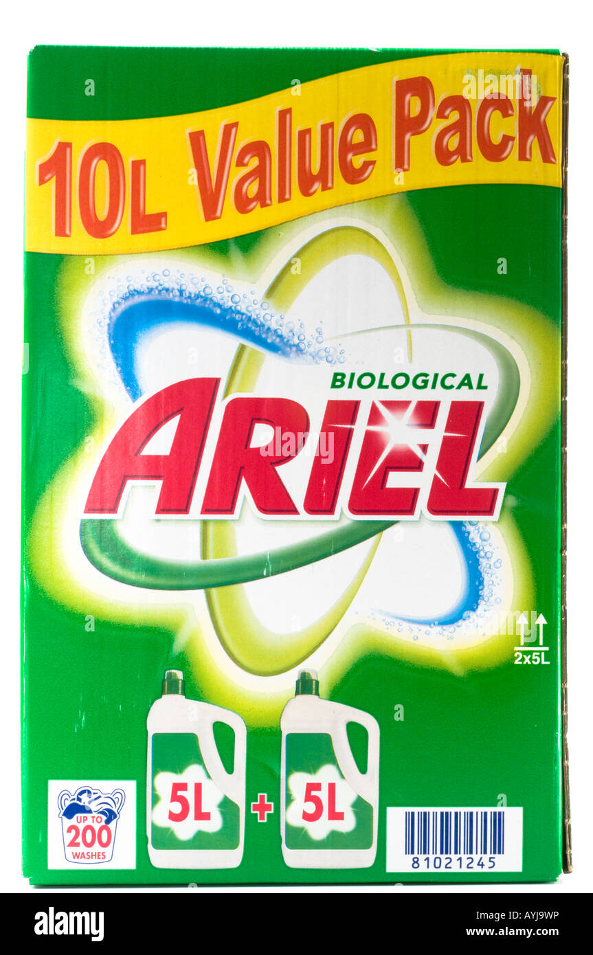 Value pack of Biological washing Liquid Stock Photo Alamy