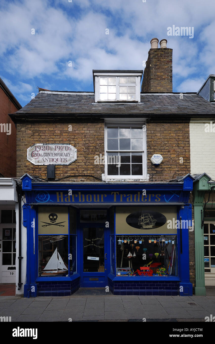 traders shop harbour Street part of the High street shops in Whitstable