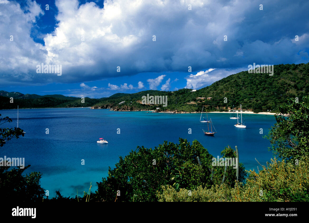 Cinnamon Bay St John USVI Stock Photo Alamy