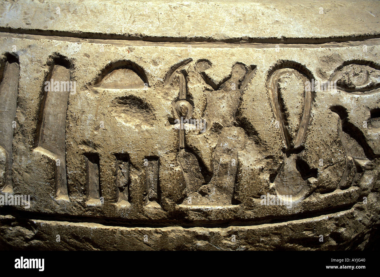 Aegyptische Inschrift Stock Photo