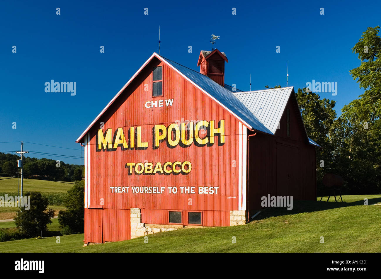 Mail Pouch Barn Lanesville Indiana Stock Photo Alamy