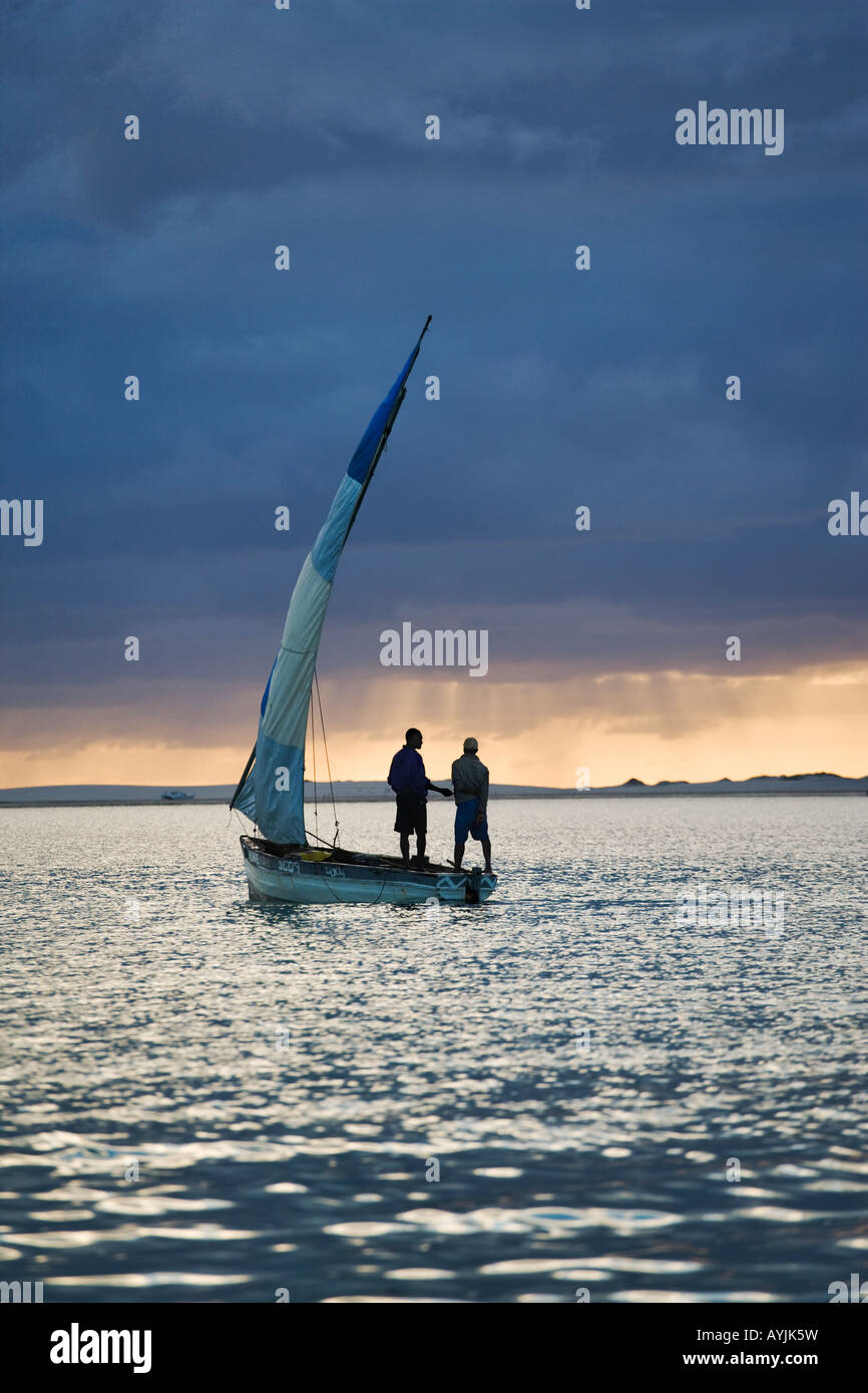 Sailing boat at sunset hi-res stock photography and images - Alamy