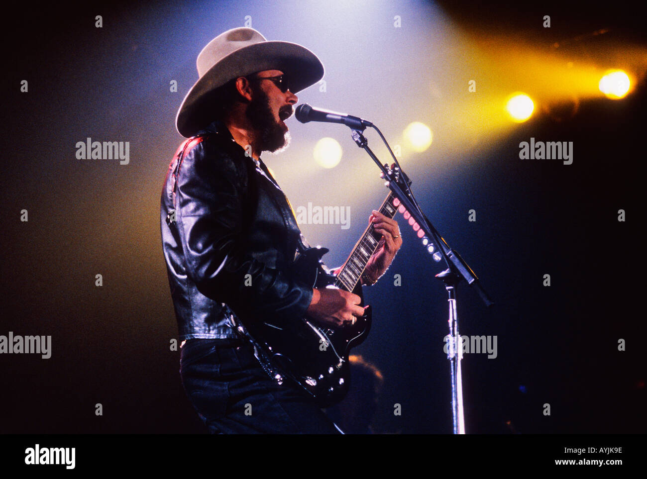Hank Williams Junior In Concert Louisville Kentucky Stock Photo Alamy