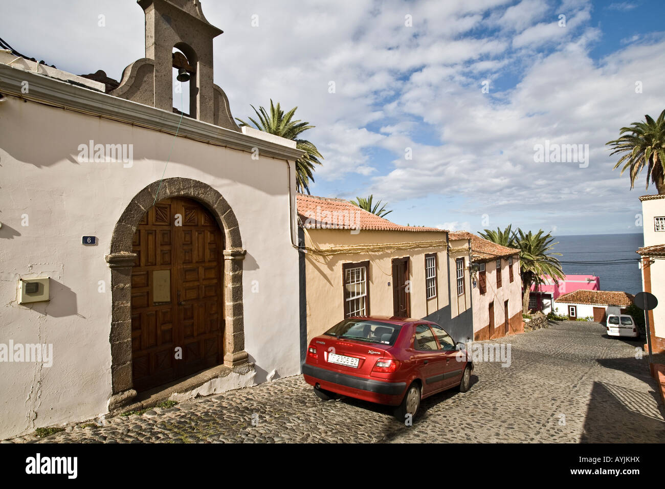Street in San Andres Stock Photo