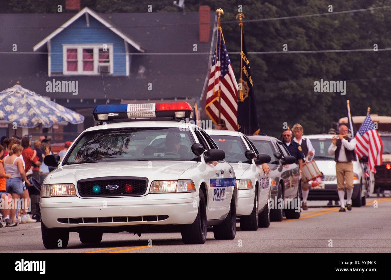 Oldest Continuous Fourth Of July Parade Pekin Indiana Stock Photo Alamy
