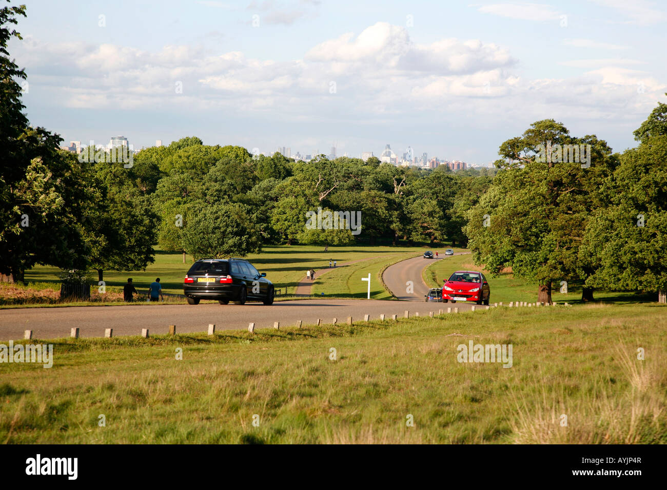 View of central London from Richmond Park, Richmond Stock Photo Alamy