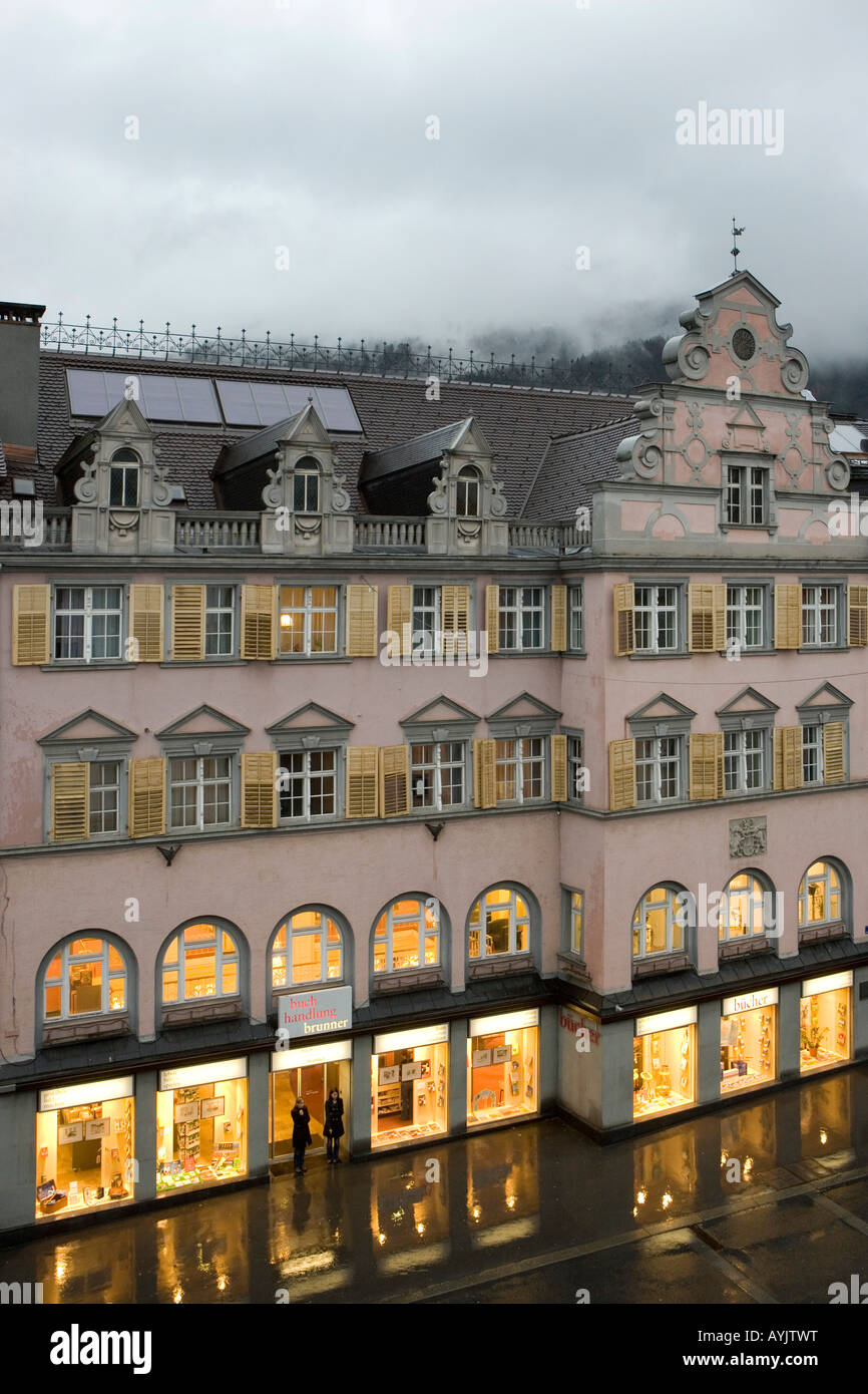 Austria Vorarlberg Bregenz Kaiser street in Bregenz Stock Photo Alamy